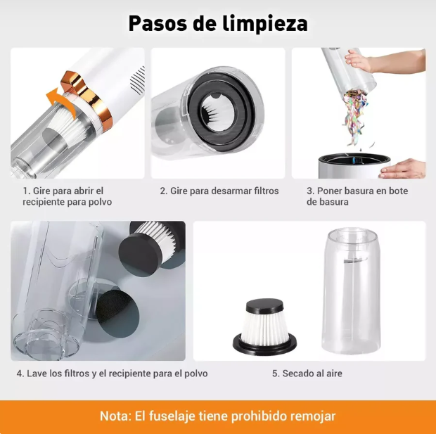 Aspiradora 3 en 1 Inalambrica SmartVacuum